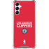 NBA Los Angeles Clippers Standard Red Galaxy A15 5G Clear Case