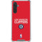 NBA Los Angeles Clippers Standard Red Galaxy A17 Clear Case