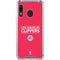 NBA Los Angeles Clippers Standard Red Galaxy A30 Clear Case