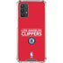 NBA Los Angeles Clippers Standard Red Galaxy A32 5G Clear Case