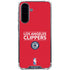 NBA Los Angeles Clippers Standard Red Galaxy A36 5G Clear Case