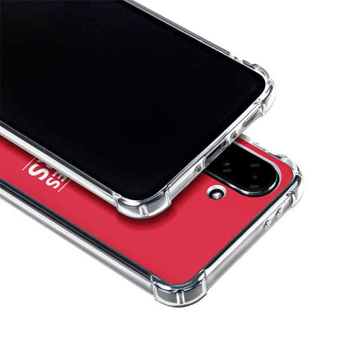 NBA Los Angeles Clippers Standard Red Galaxy A36 5G Clear Case