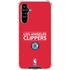 NBA Los Angeles Clippers Standard Red Galaxy A54 5G Clear Case