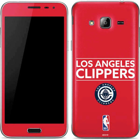 NBA Los Angeles Clippers Standard Red Galaxy J3 Skin