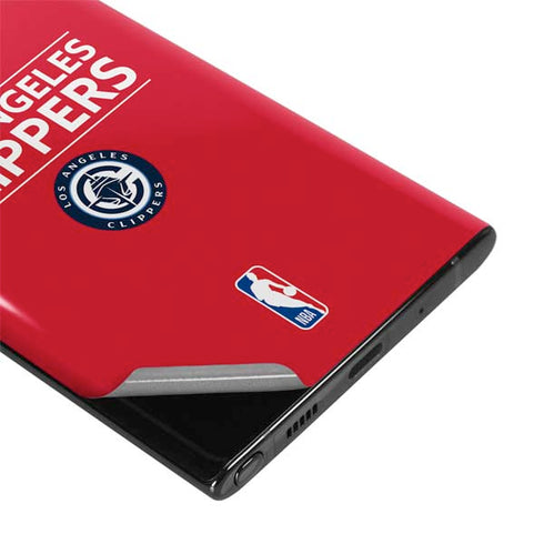 NBA Los Angeles Clippers Standard Red Galaxy Note 10 Plus Skin
