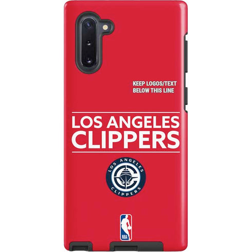 NBA Los Angeles Clippers Standard Red Galaxy Note 10 Pro Case