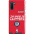 NBA Los Angeles Clippers Standard Red Galaxy Cases