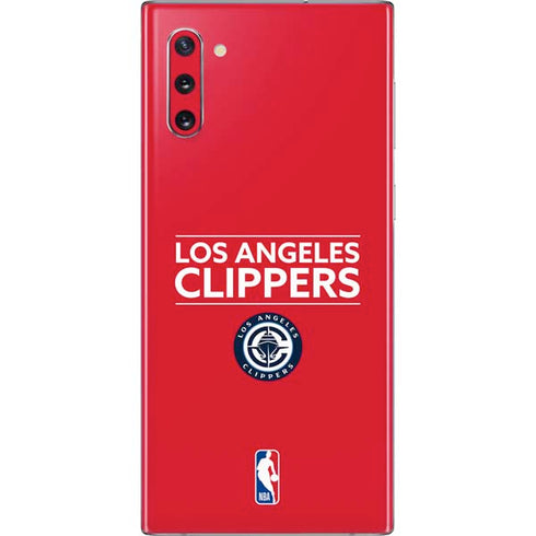 NBA Los Angeles Clippers Standard Red Galaxy Note 10 Skin