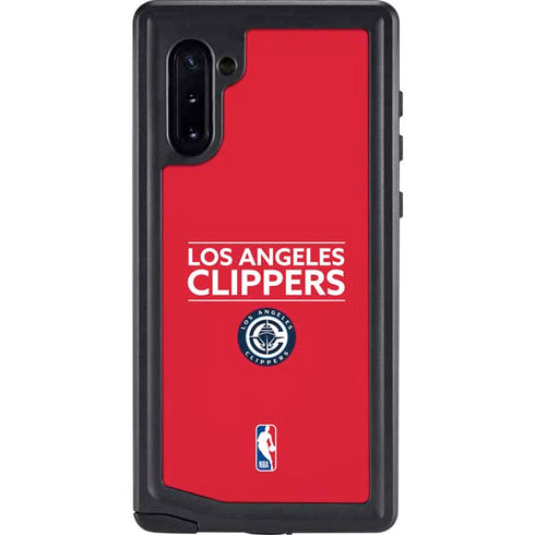 NBA Los Angeles Clippers Standard Red Galaxy Cases