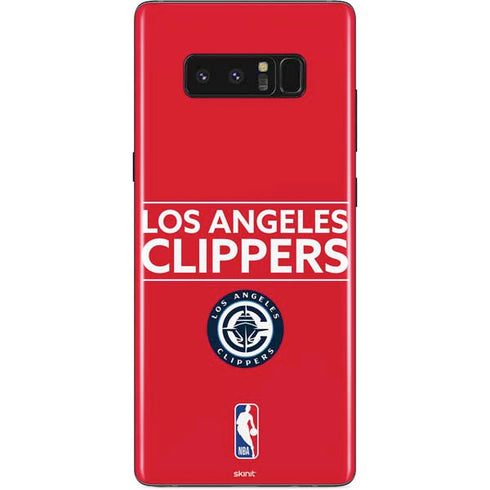 NBA Los Angeles Clippers Standard Red Galaxy Note 8 Skin