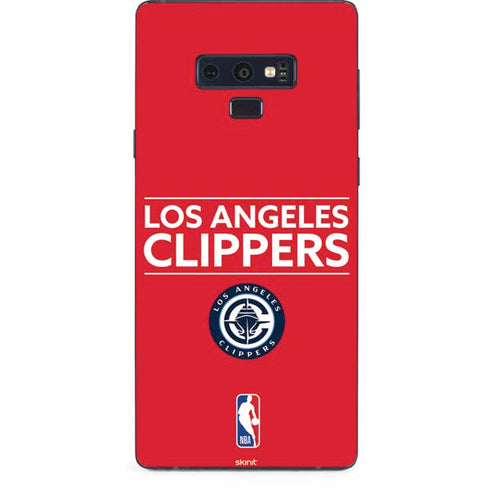 NBA Los Angeles Clippers Standard Red Galaxy Note 9 Skin