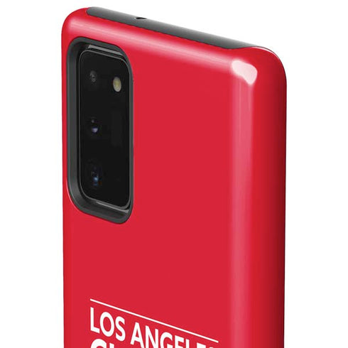 NBA Los Angeles Clippers Standard Red Galaxy Note20 5G Pro Case