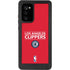 NBA Los Angeles Clippers Standard Red Galaxy Note20 5G Waterproof Case