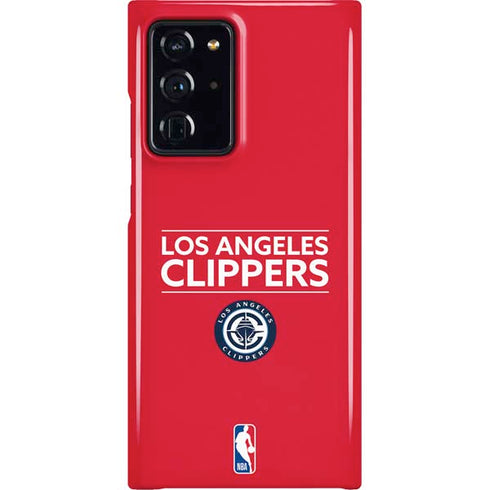 NBA Los Angeles Clippers Standard Red Galaxy Note20 Ultra 5G Lite Case