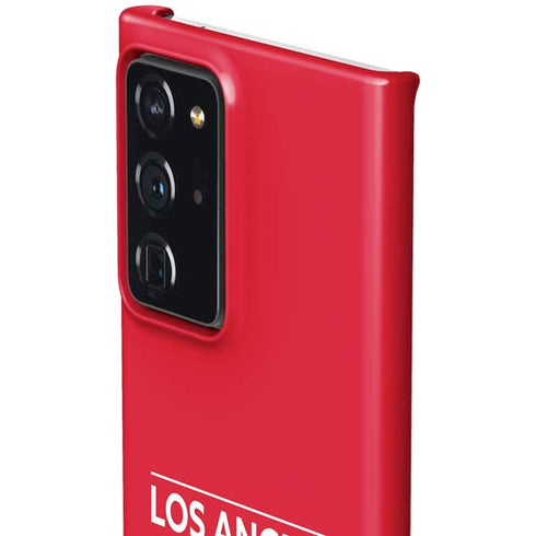 NBA Los Angeles Clippers Standard Red Galaxy Note20 Ultra 5G Lite Case