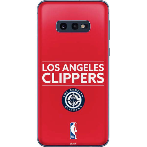 NBA Los Angeles Clippers Standard Red Galaxy S10e Skin