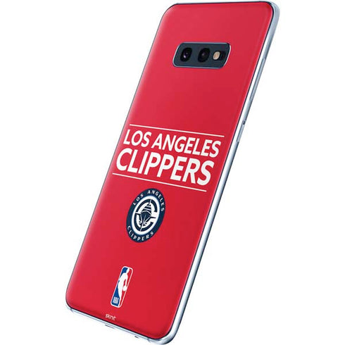 NBA Los Angeles Clippers Standard Red Galaxy S10e Skin