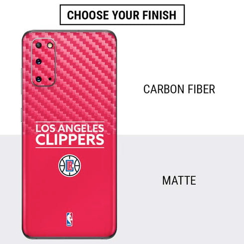 NBA Los Angeles Clippers Standard Red Galaxy S20 Skin