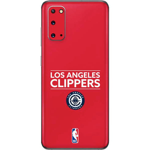 NBA Los Angeles Clippers Standard Red Galaxy S20 Skin