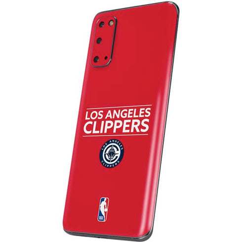 NBA Los Angeles Clippers Standard Red Galaxy S20 Skin