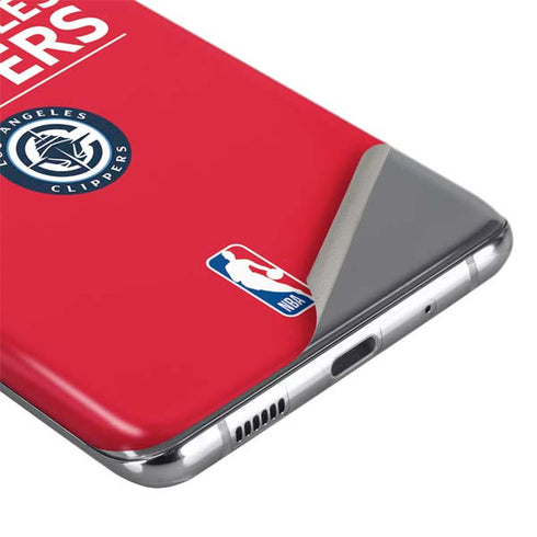 NBA Los Angeles Clippers Standard Red Galaxy S20 Skin