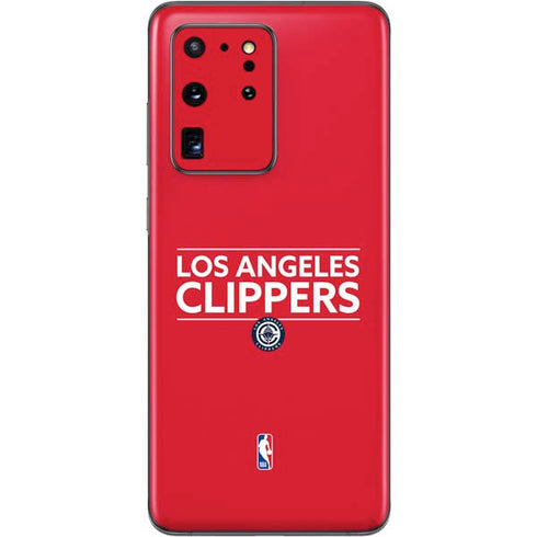 NBA Los Angeles Clippers Standard Red Galaxy S20 Ultra 5G Skin