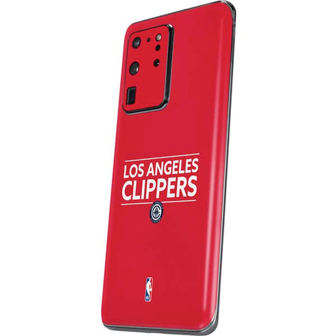 NBA Los Angeles Clippers Standard Red Galaxy S20 Ultra 5G Skin