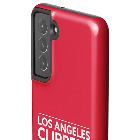 NBA Los Angeles Clippers Standard Red Galaxy S21 5G Pro Case