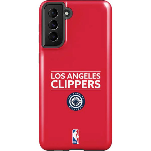 NBA Los Angeles Clippers Standard Red Galaxy S21 Plus 5G Pro Case