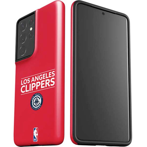 NBA Los Angeles Clippers Standard Red Galaxy S21 Ultra 5G Pro Case