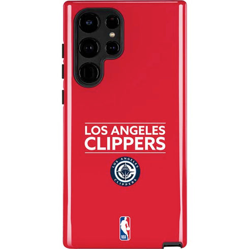 NBA Los Angeles Clippers Standard Red Galaxy S22 Ultra Pro Case