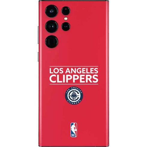 NBA Los Angeles Clippers Standard Red Galaxy S22 Ultra Skin