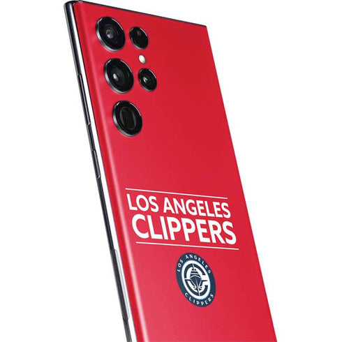 NBA Los Angeles Clippers Standard Red Galaxy S22 Ultra Skin