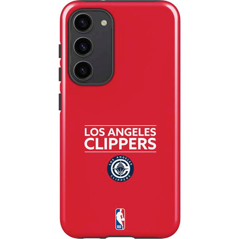 NBA Los Angeles Clippers Standard Red Galaxy S23 Plus Pro Case