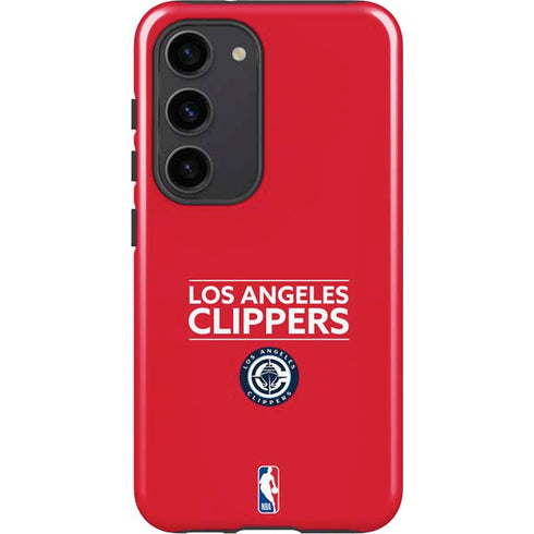 NBA Los Angeles Clippers Standard Red Galaxy S23 Pro Case
