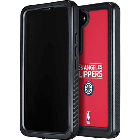 NBA Los Angeles Clippers Standard Red Galaxy S24 Plus Waterproof Case