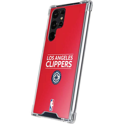 NBA Los Angeles Clippers Standard Red Galaxy S24 Ultra Clear Case