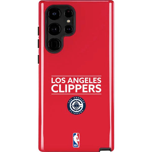 NBA Los Angeles Clippers Standard Red Galaxy S25 Ultra Impact Case
