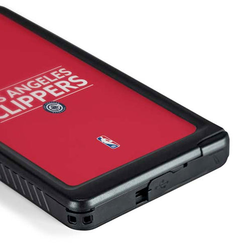 NBA Los Angeles Clippers Standard Red Galaxy S24 Ultra Waterproof Case