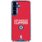 NBA Los Angeles Clippers Standard Red Galaxy S25 Clear Case