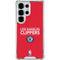 NBA Los Angeles Clippers Standard Red Galaxy S25 Ultra Clear Case