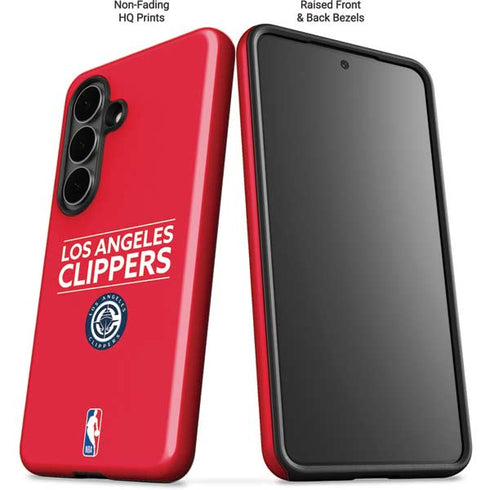 NBA Los Angeles Clippers Standard Red Galaxy S26 Impact Case