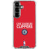 NBA Los Angeles Clippers Standard Red Galaxy S26 Plus Clear Case