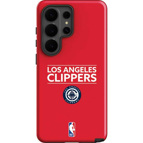 NBA Los Angeles Clippers Standard Red Galaxy S26 Ultra Impact Case