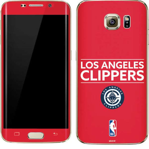 NBA Los Angeles Clippers Standard Red Galaxy S7 Edge Skin