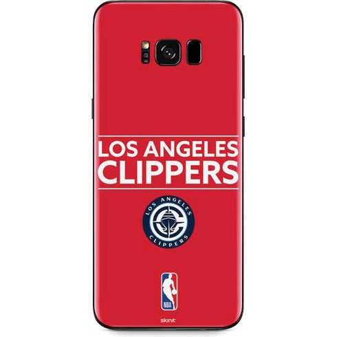 NBA Los Angeles Clippers Standard Red Galaxy S8 Plus Skin