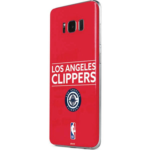 NBA Los Angeles Clippers Standard Red Galaxy S8 Plus Skin