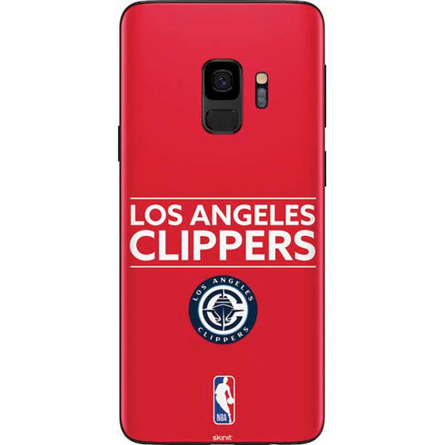NBA Los Angeles Clippers Standard Red Galaxy S9 Skin