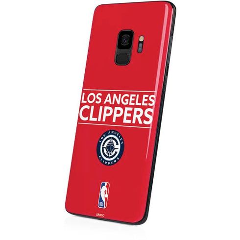 NBA Los Angeles Clippers Standard Red Galaxy S9 Skin