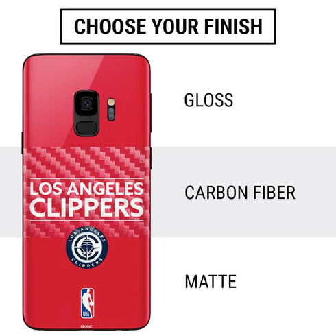 NBA Los Angeles Clippers Standard Red Galaxy S9 Skin